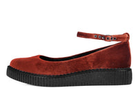 Burnt Orange Pointed Ballet Creeper