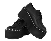 Black TUKskin Dino Flat Platform