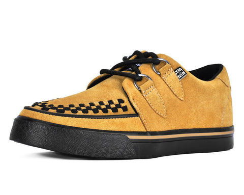 Mustard Suede Creeper Sneaker