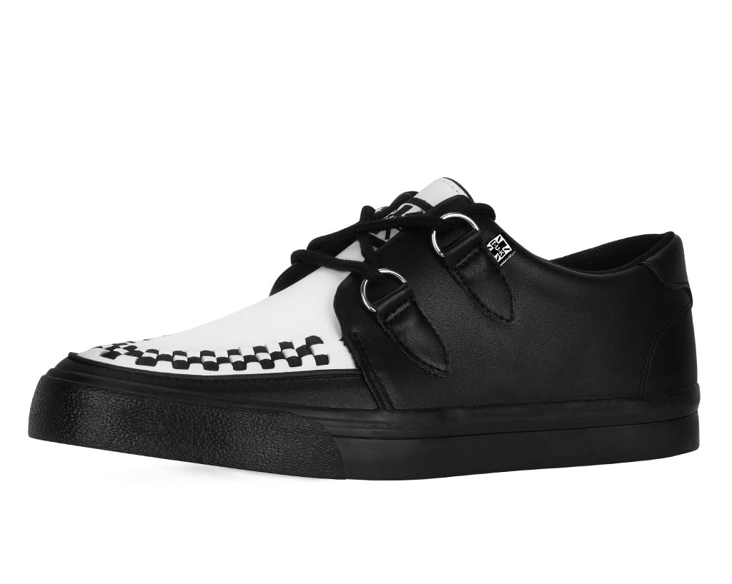 Black & White D-Ring Sneaker