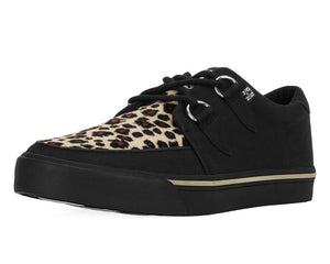 Black & Leopard Vegan Sneaker