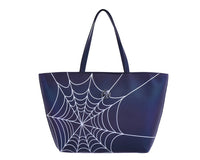 Midnight Chameleon Web Tote Bag