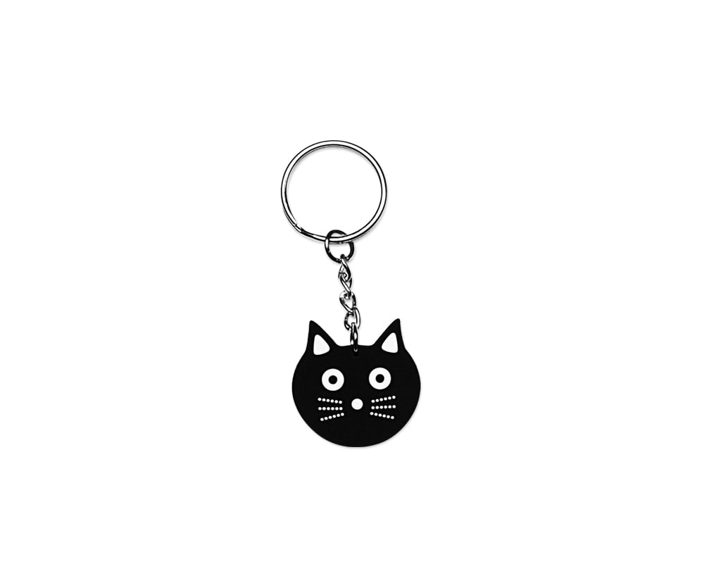 Kitty Face Keychain