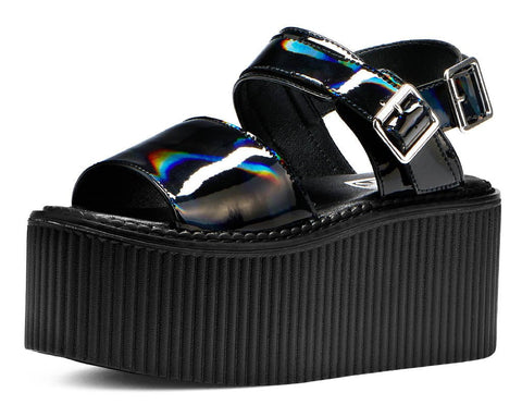 Black Rainbow Haze Strato Sandal