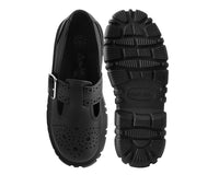 Black TUKskin™ T-Bar Anarchic Airship Brogue