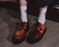 Burnt Orange Velvet Viva Mondo Creeper