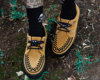 Mustard Suede Creeper Sneaker