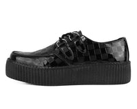 Black Checkered Patent Viva Mondo Creeper