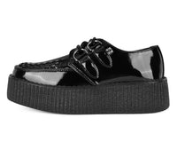 Black Crinkle Patent Viva Mondo Creeper