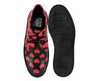 Black & Red Hearts Viva Mondo Creeper