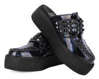 Black Rainbow Haze Studded Creeper Mule