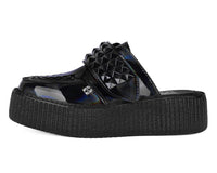 Black Rainbow Haze Studded Creeper Mule