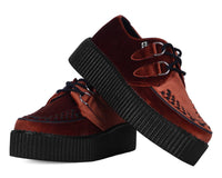 Burnt Orange Velvet Viva Mondo Creeper