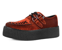 Burnt Orange Velvet Viva Mondo Creeper