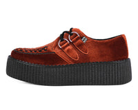 Burnt Orange Velvet Viva Mondo Creeper