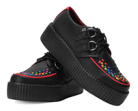 Black TUKskin Rainbow Interlace Viva Mondo Creeper