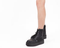 Black TUKskin Spiked Viva Mondo Boot