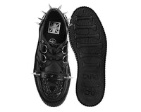 Black Leather Spike Viva Mondo Creeper