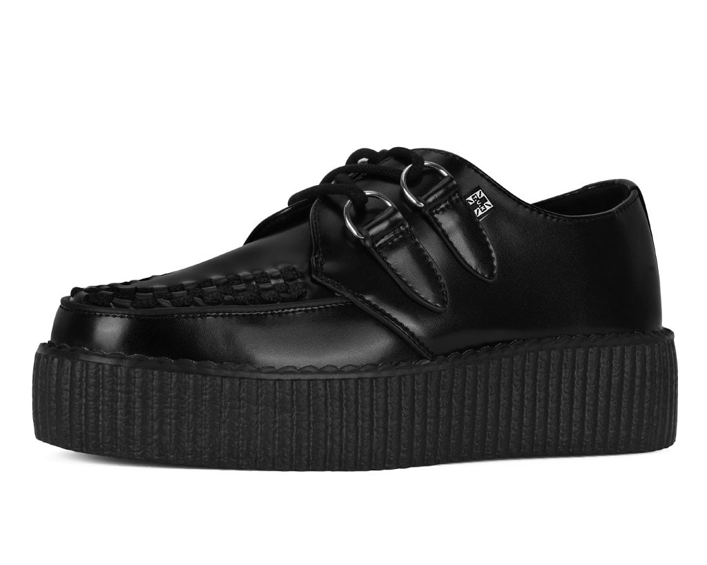 Black Leather Viva Mondo Creeper