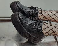 Black Checkered Patent Viva Mondo Creeper