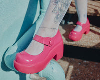 Pink Liquid Bubble Mary Jane Platform