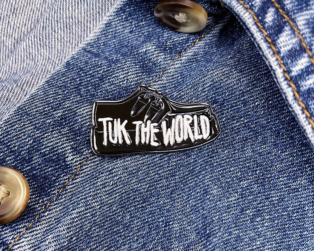 TUK The World Creeper Enamel Pin