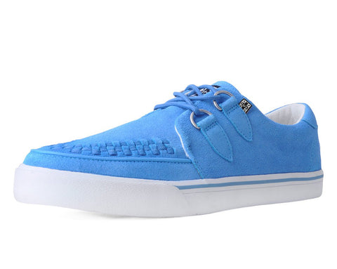 Tranquil Blue Suede D-Ring Interlace Sneaker