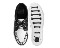 Black & White 2-Ring Creeper Sneaker