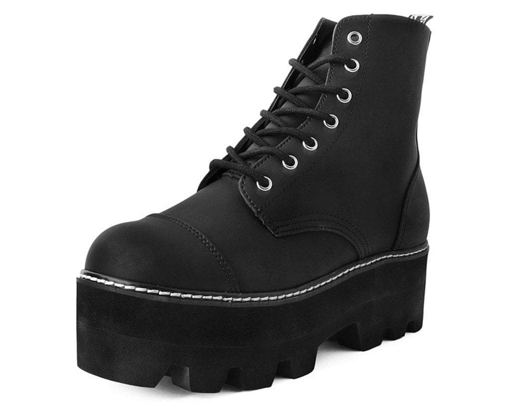 Black 7-Eye Dino Lug Sole Boot 