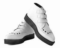 White TUKskin™ 3-Buckle Boot