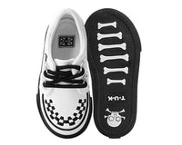 White TUKskin™ 2-Ring VLK Creeper Toddler Sneaker