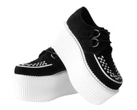 Black Suede White Interlace Stratocreeper