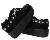 Eyelet Black Bondage Shoe Straps  