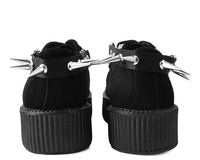 Spiked Black Bondage Shoe 