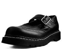 Black TUKskin™ Brogue Mary Jane