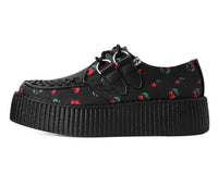 Black Cherry Print D-Ring Interlace Mondo Creeper