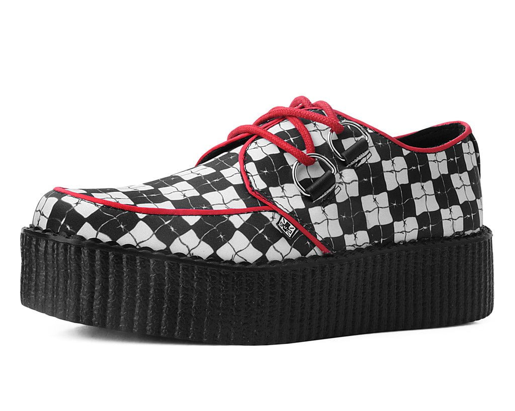 Black & White Checkered Barbwire Mondo Creeper