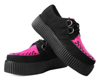 Black & Neon Pink Viva Mondo Creeper