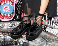 Black Leather Viva Mondo Creeper