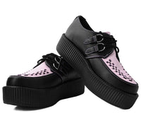 Black & Pink Vegan TUKskin™ Viva Mondo Creeper