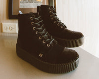 Black Velvet 7-Eye Viva Mondo Boot