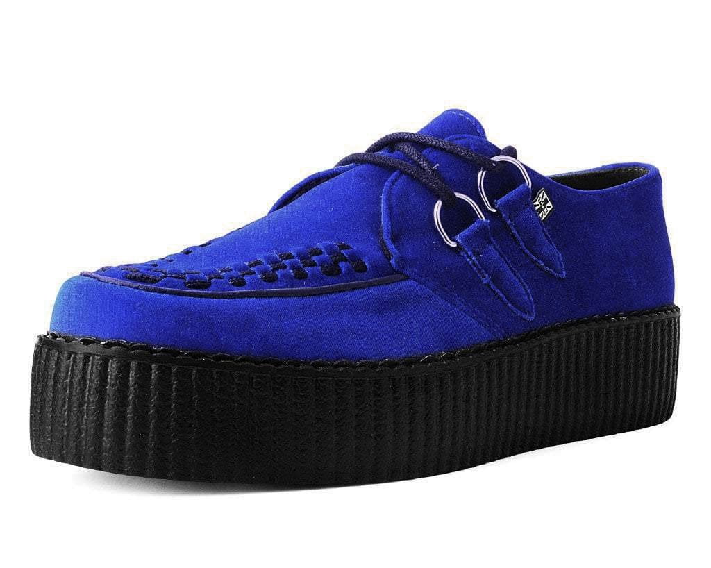 Royal Blue Velvet Viva Mondo Creeper